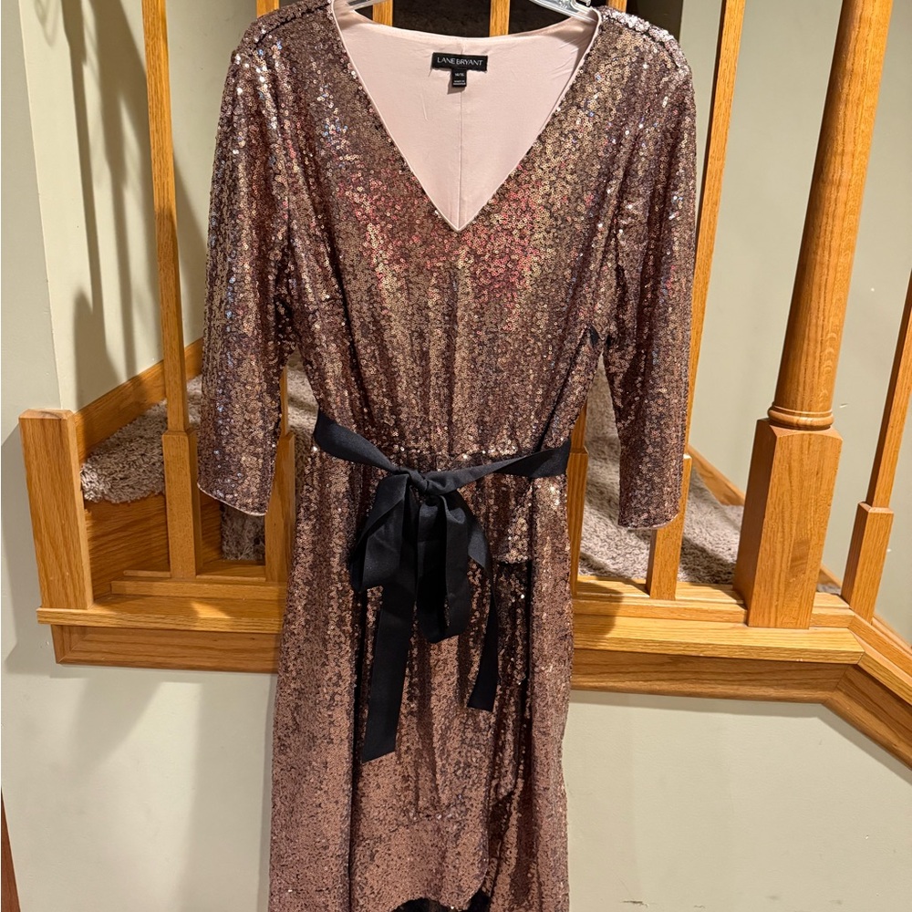 Lane Bryant Elegant Cream Dress